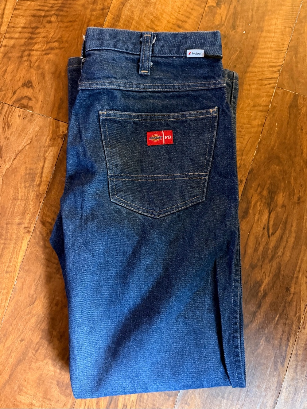 Dickies FR Flame Resistant Jeans Mens Sz 32 Blue Relaxed Denim Pants